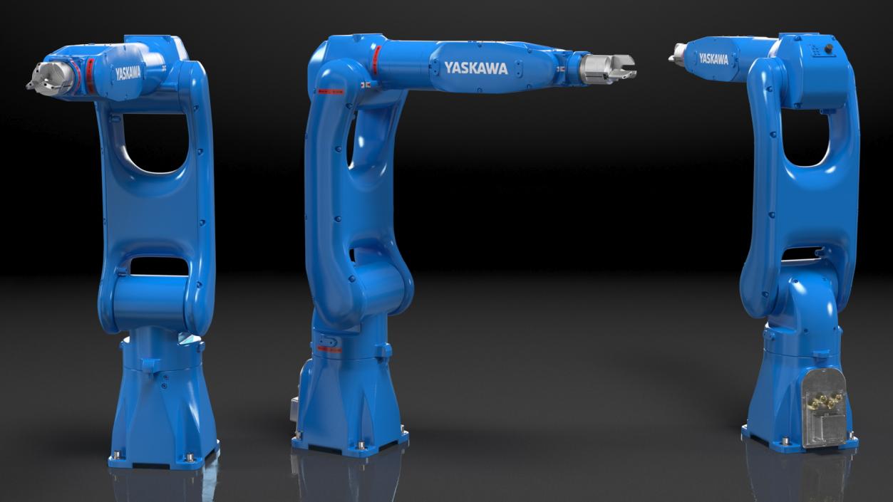 Yaskawa Motoman GP7 Robot Rigged 3D