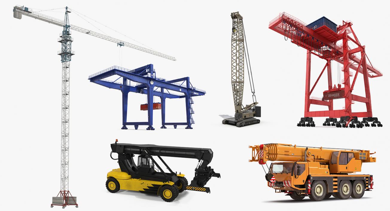 Cranes 3D Models Collection 2 3D model