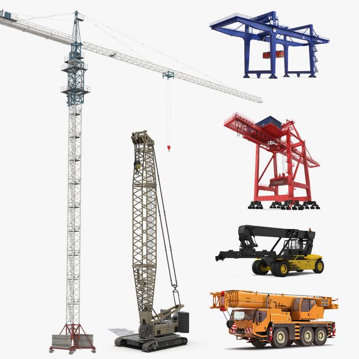 Cranes 3D Models Collection 2 3D model