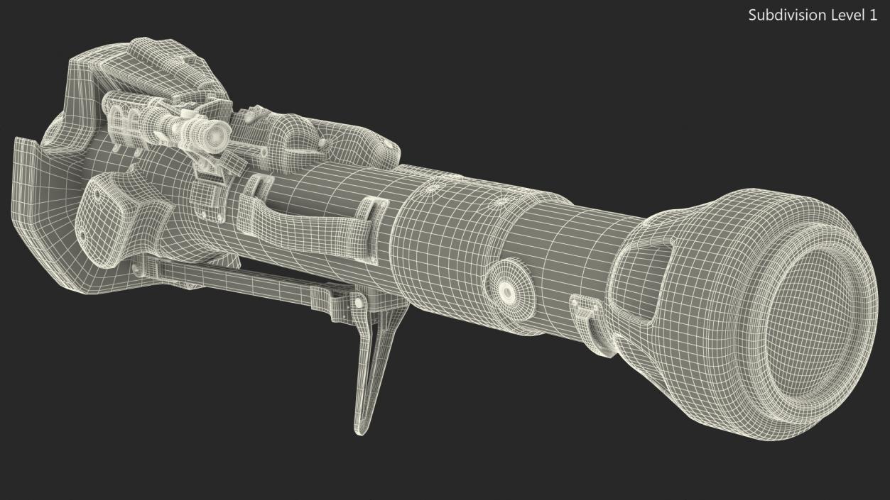 NLAW Rocket Launcher New 3D model