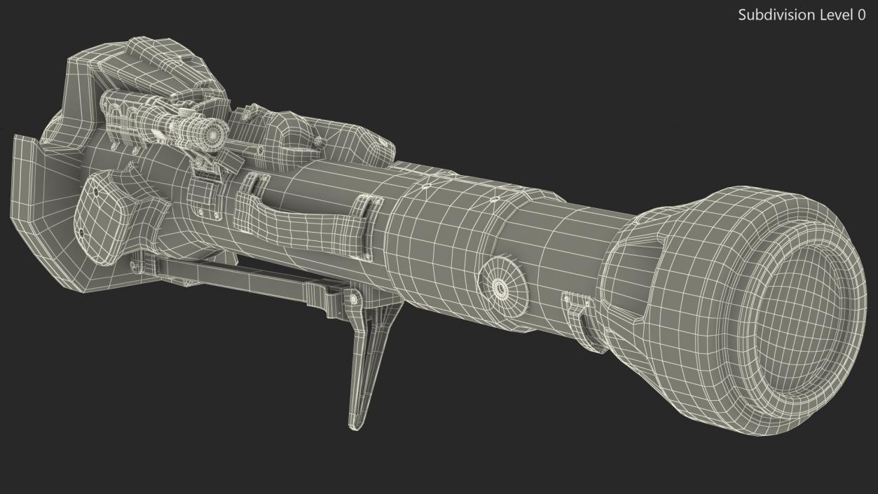 NLAW Rocket Launcher New 3D model