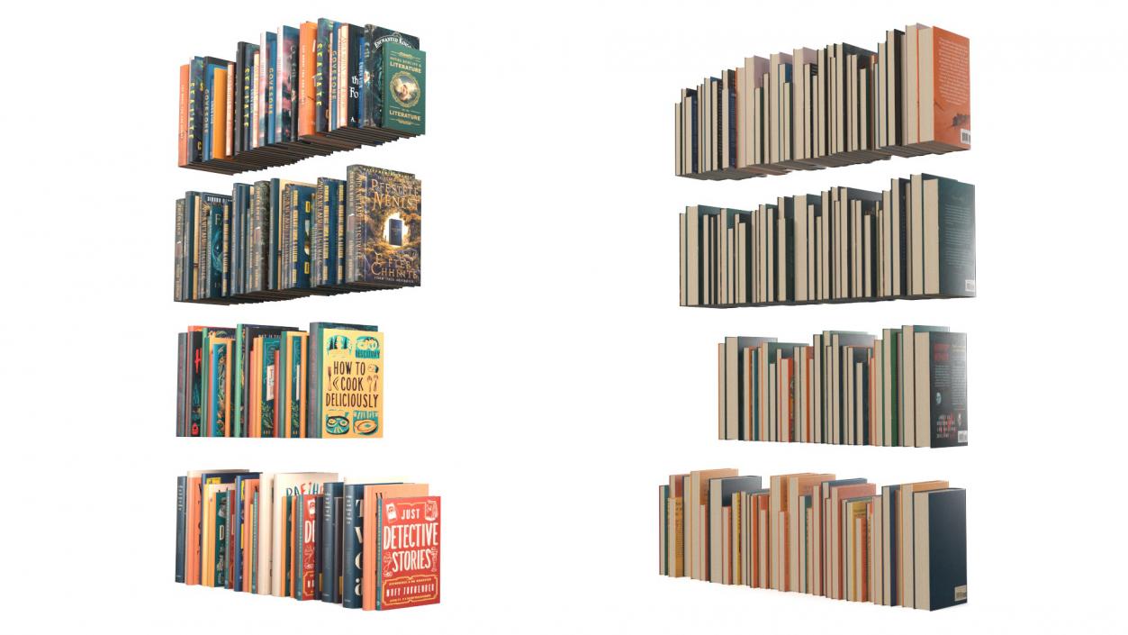 3D model Books for Shelf