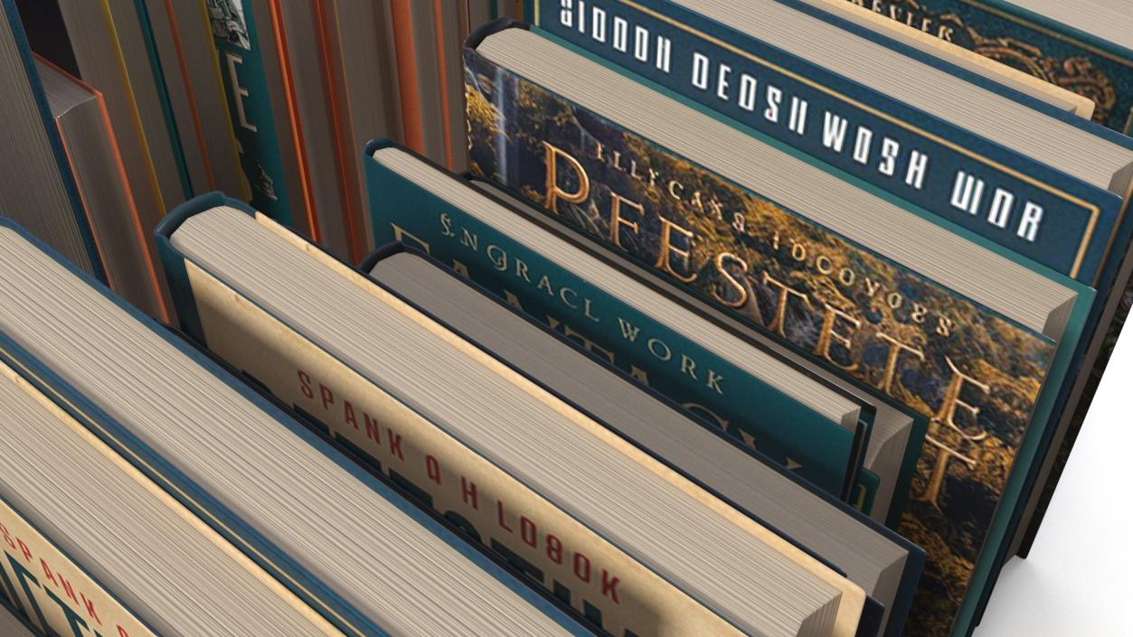 3D model Books for Shelf