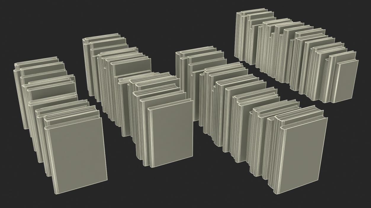 3D model Books for Shelf