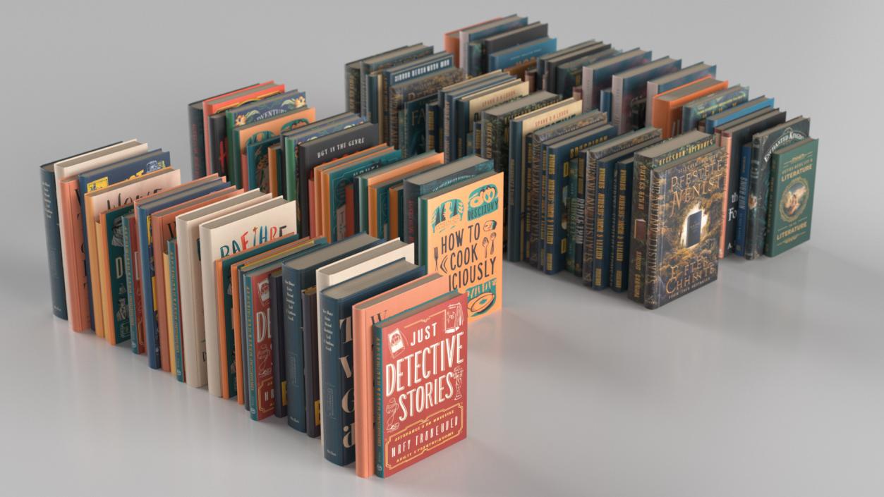 3D model Books for Shelf