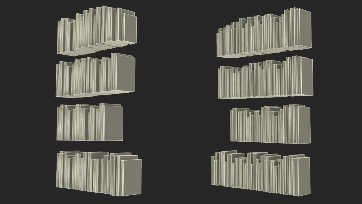 3D model Books for Shelf