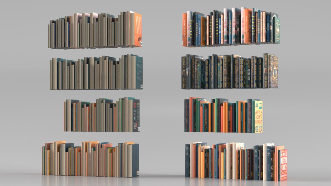 3D model Books for Shelf