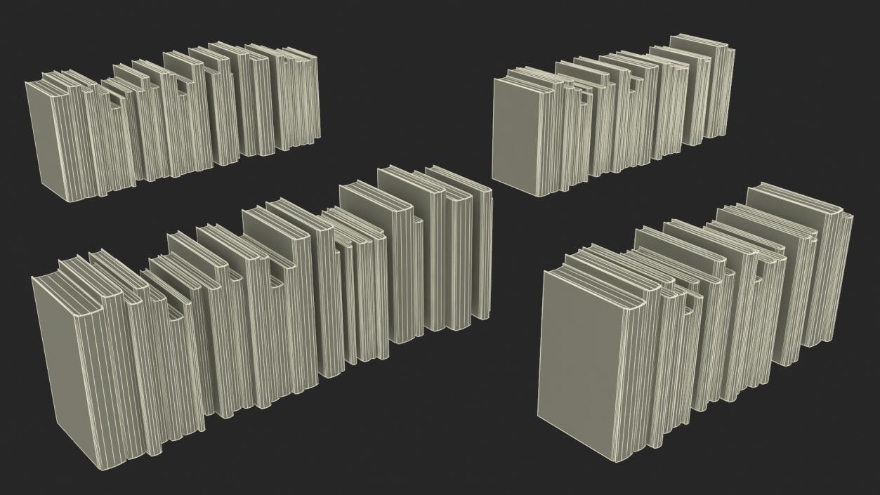 3D model Books for Shelf