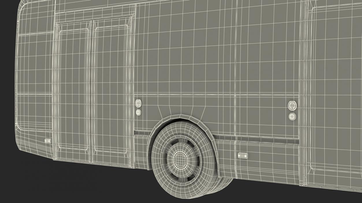 3D model Iveco Crealis Trolleybus Simple Interior