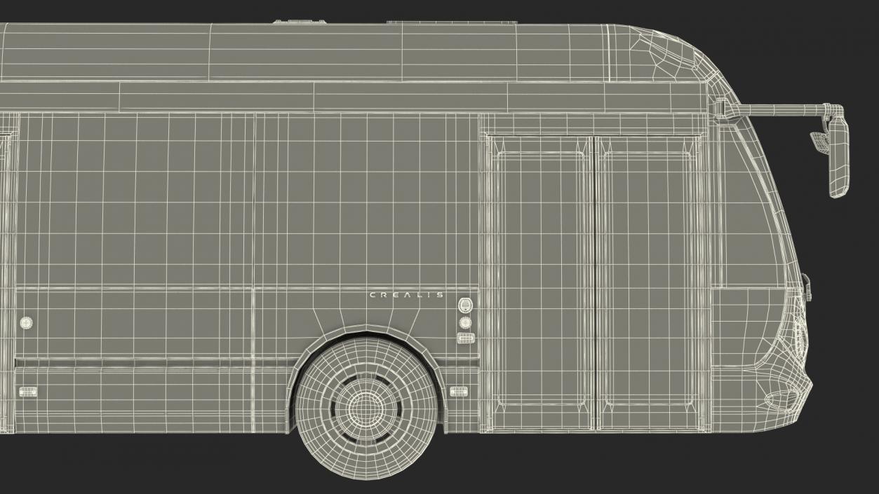 3D model Iveco Crealis Trolleybus Simple Interior