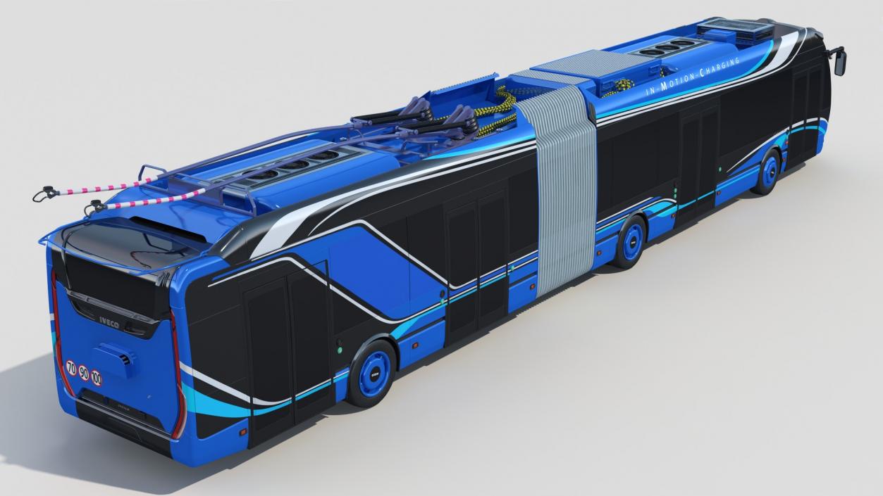 3D model Iveco Crealis Trolleybus Simple Interior