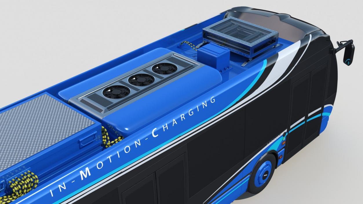 3D model Iveco Crealis Trolleybus Simple Interior