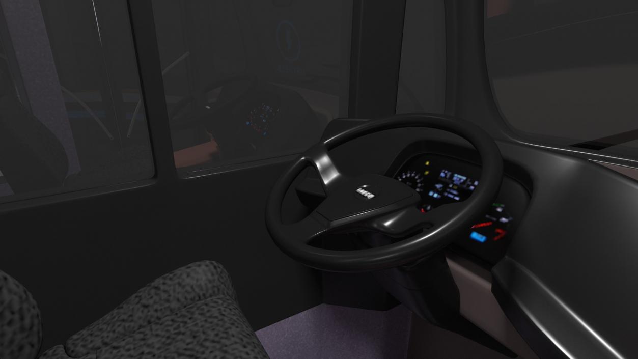 3D model Iveco Crealis Trolleybus Simple Interior