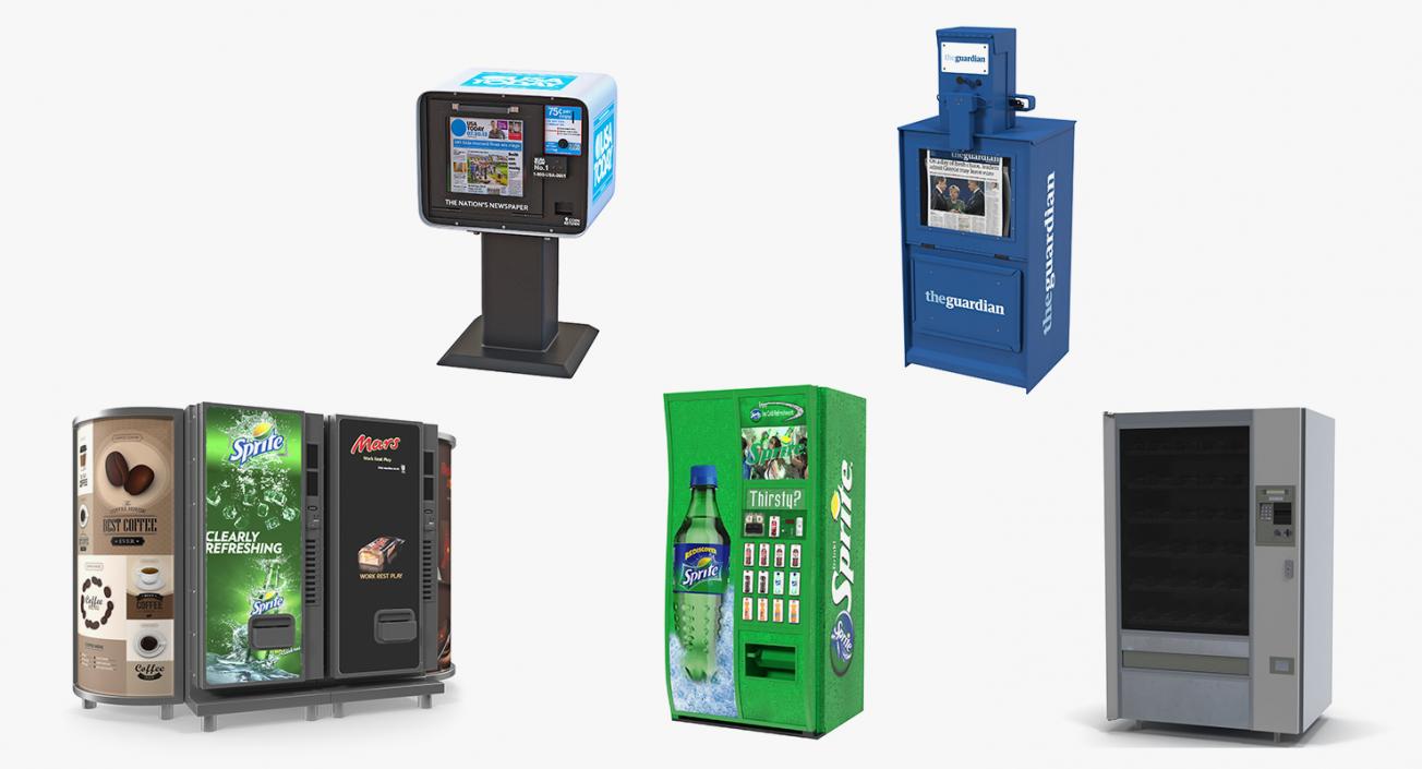 Vending Machines Collection 2 3D model