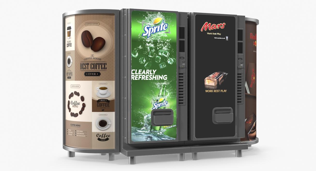 Vending Machines Collection 2 3D model