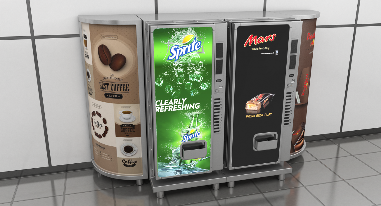 Vending Machines Collection 2 3D model