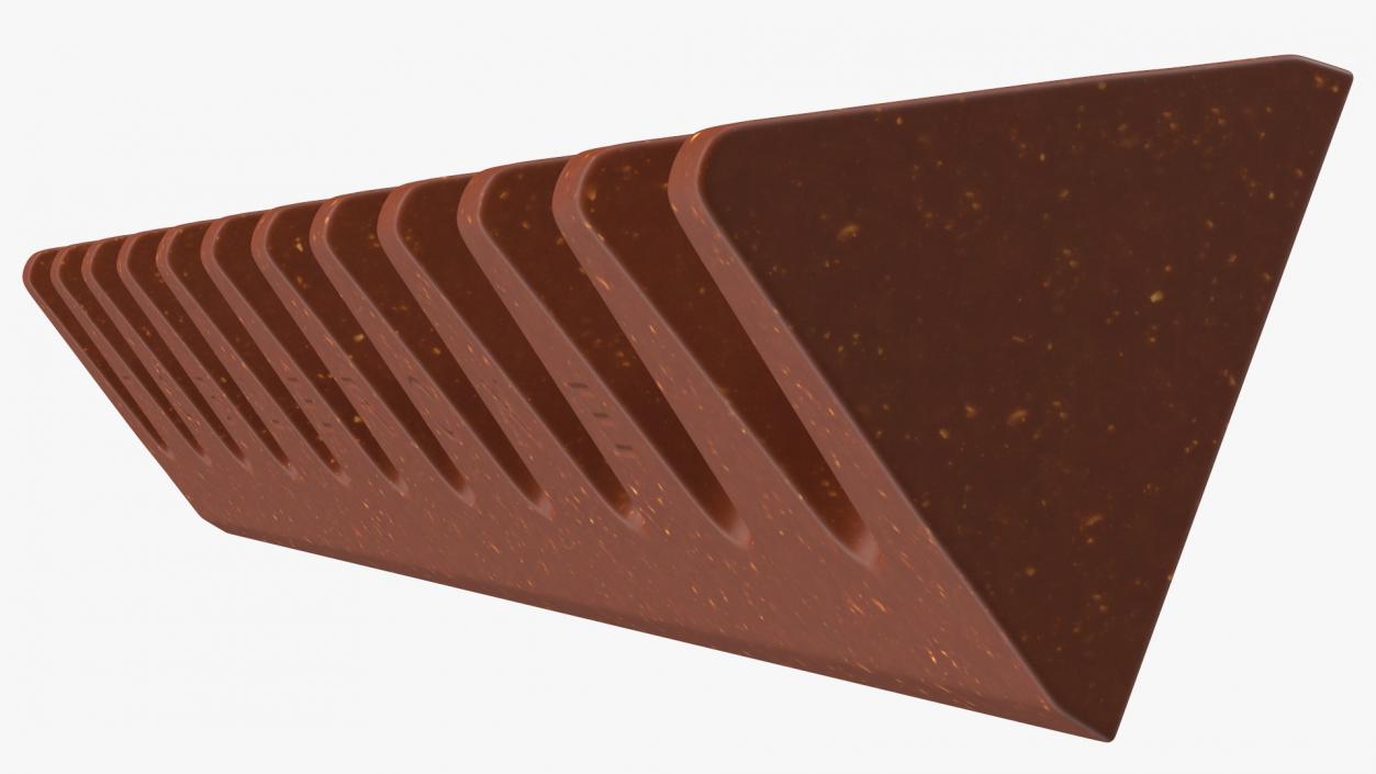 3D Toblerone Milk Chocolate Bar model