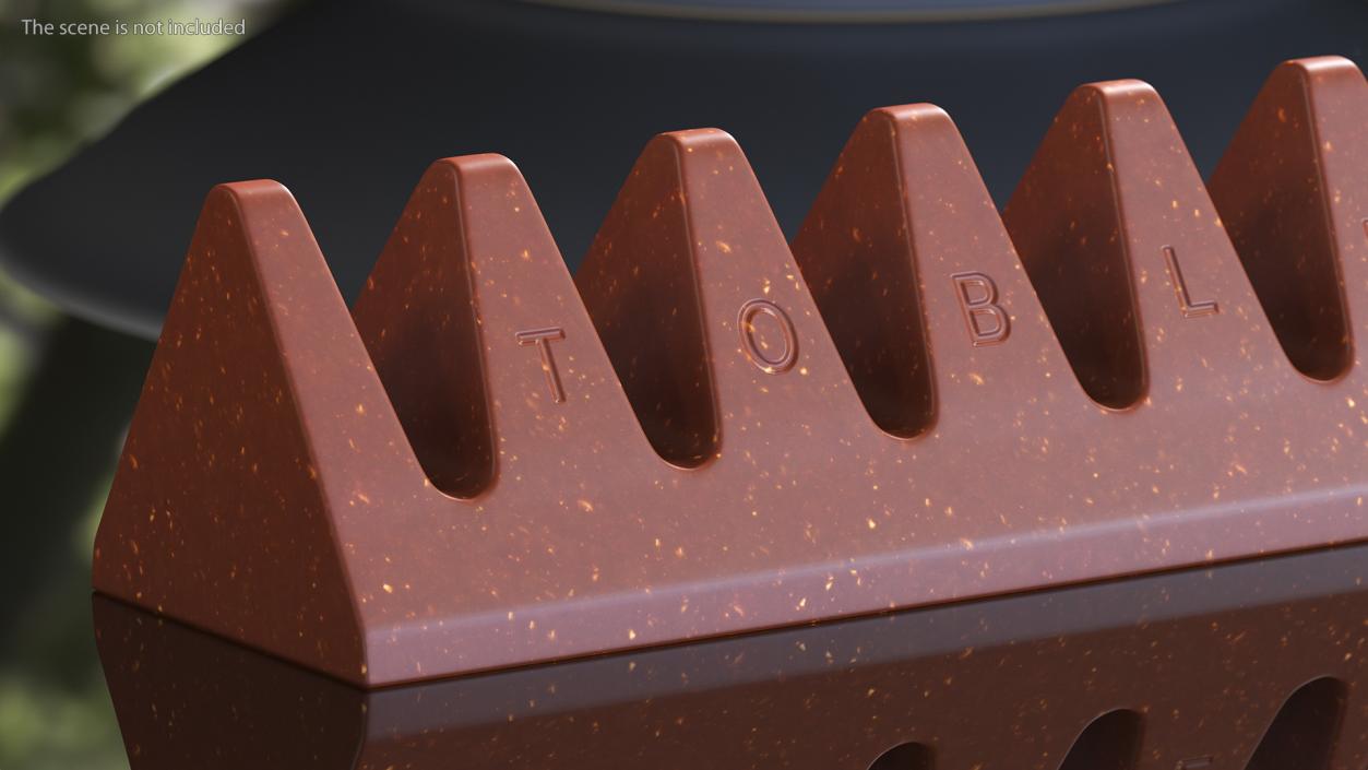 3D Toblerone Milk Chocolate Bar model