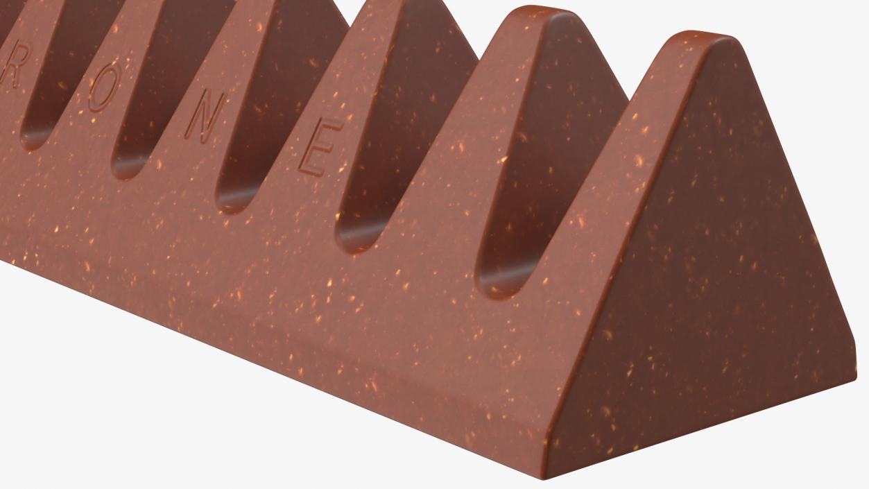 3D Toblerone Milk Chocolate Bar model