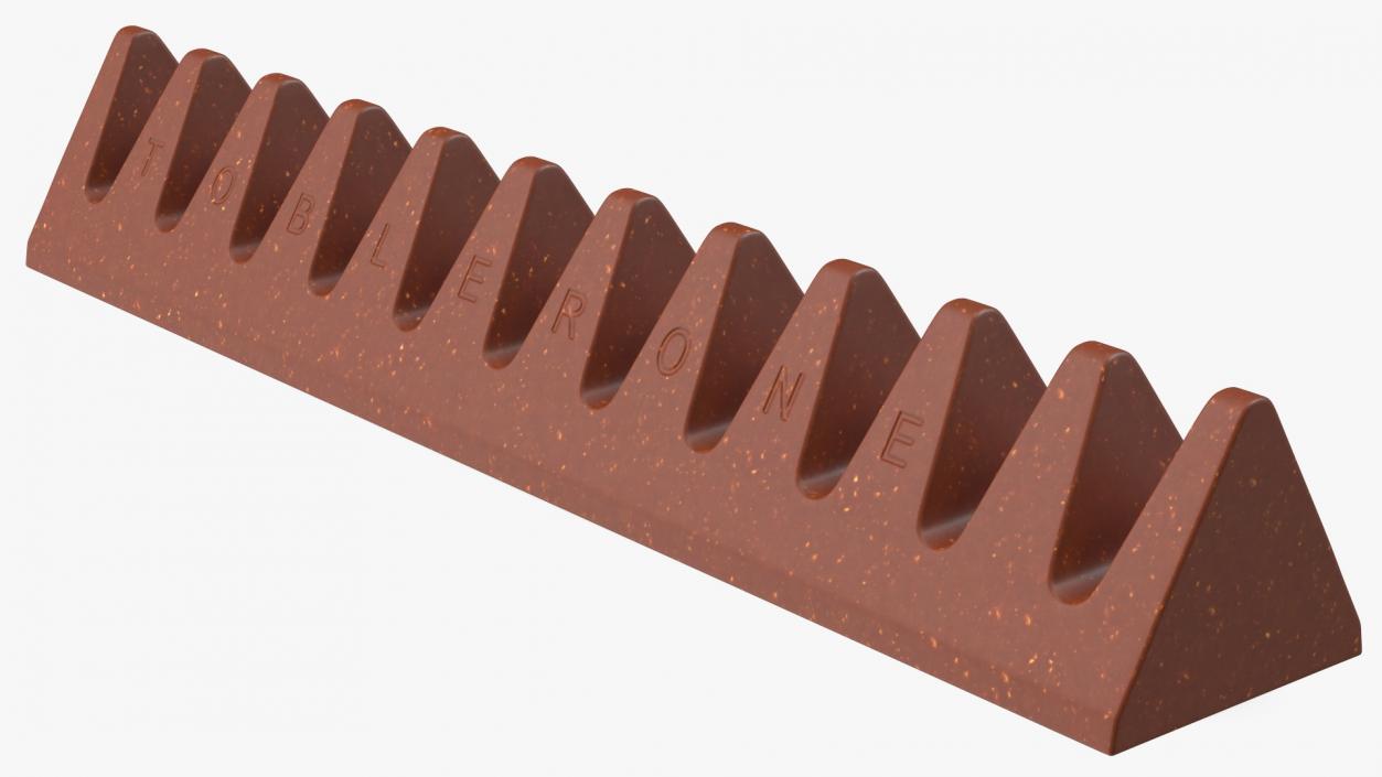 3D Toblerone Milk Chocolate Bar model