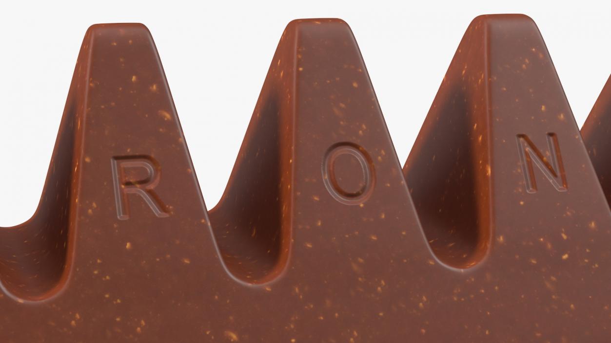 3D Toblerone Milk Chocolate Bar model