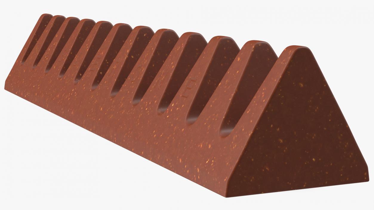 3D Toblerone Milk Chocolate Bar model