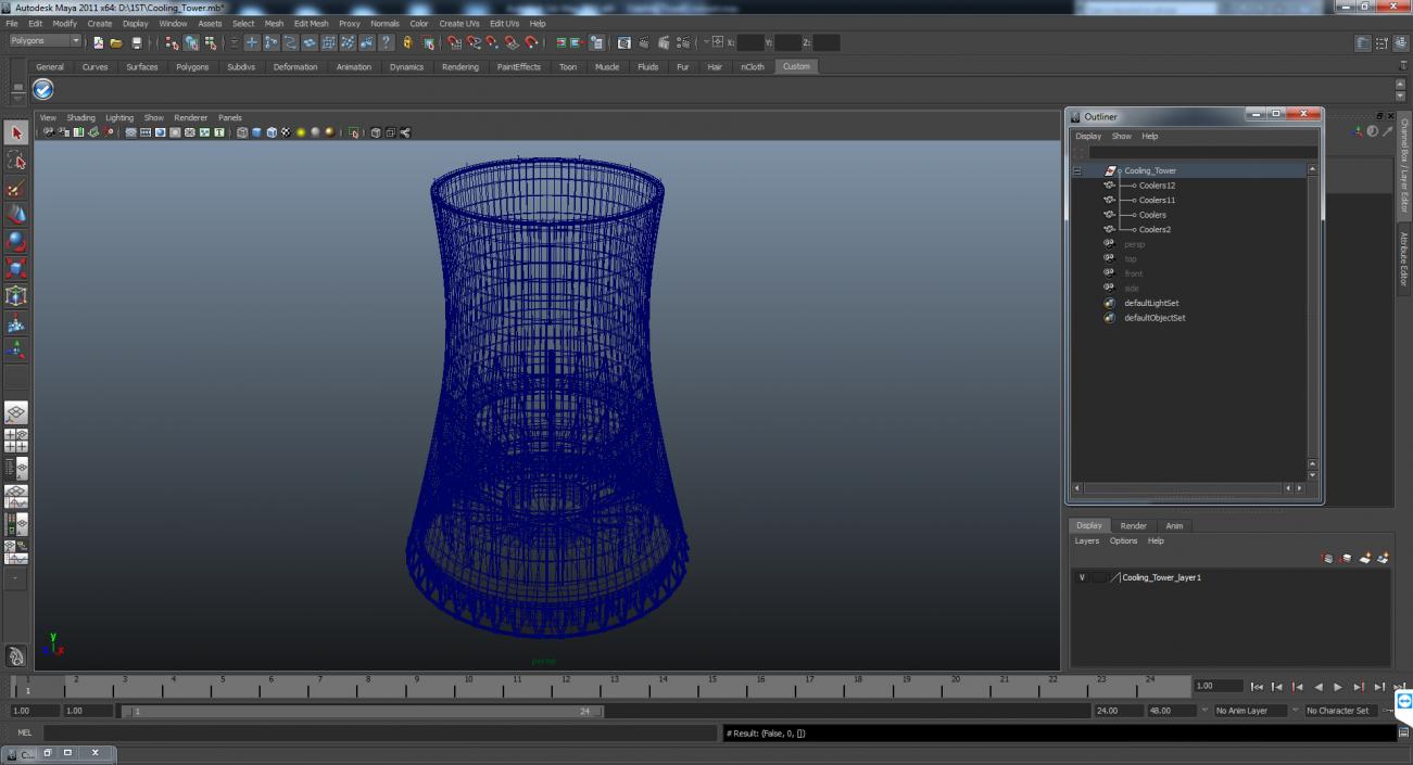 3D Cooling Tower model