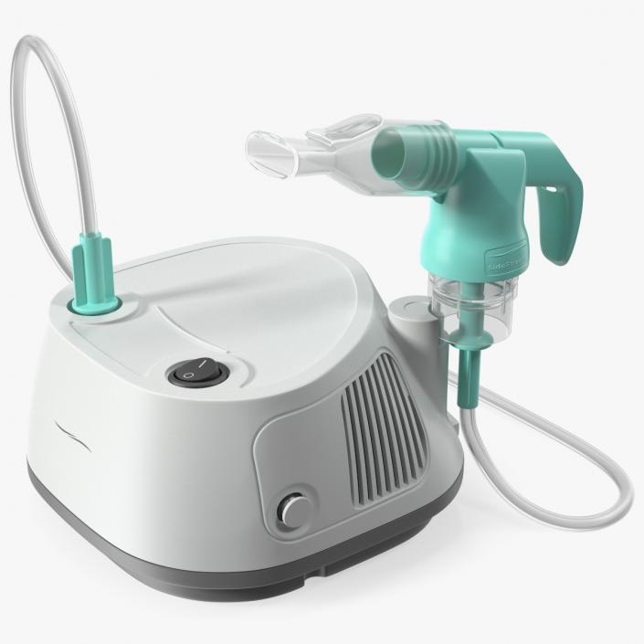 3D model Compact Compressor Nebulizer System