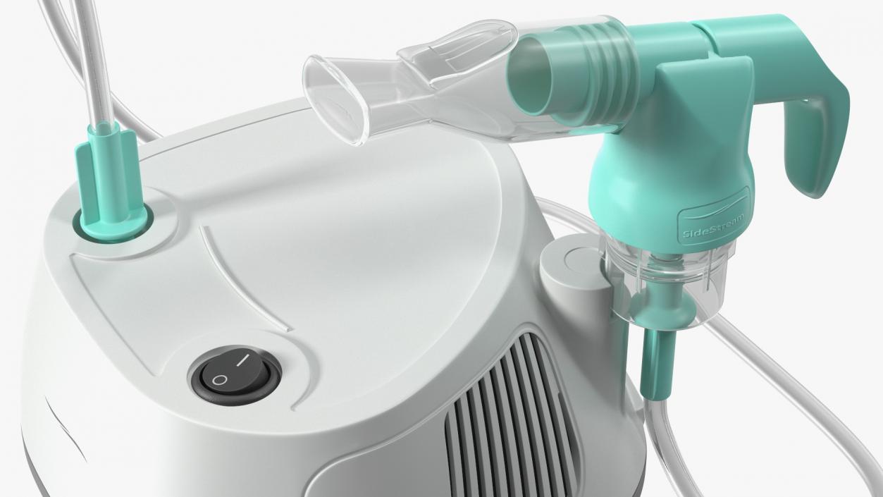 3D model Compact Compressor Nebulizer System