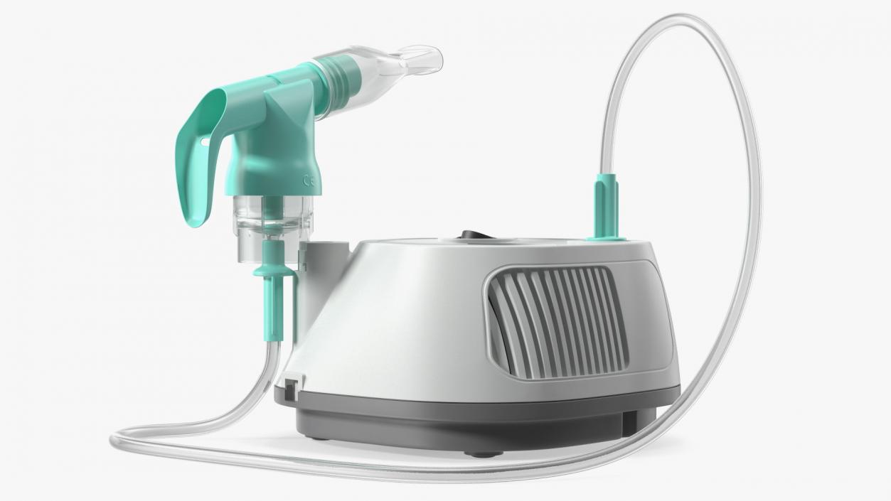 3D model Compact Compressor Nebulizer System