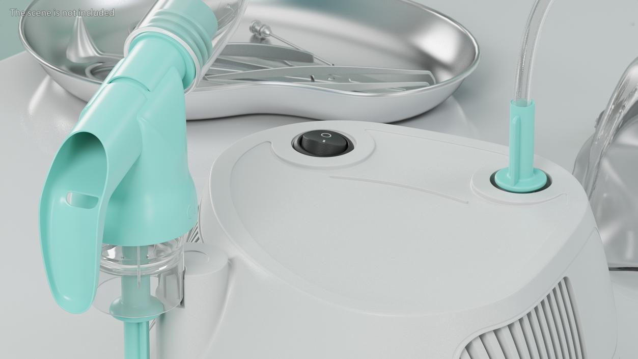 3D model Compact Compressor Nebulizer System