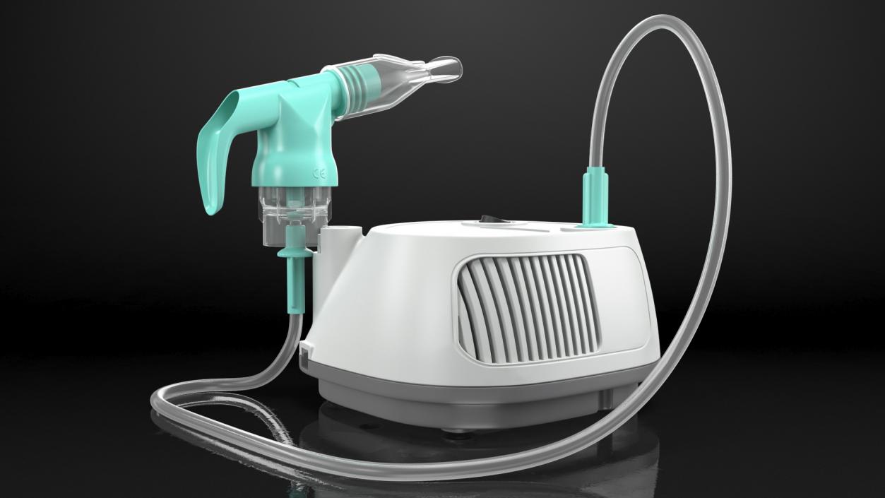 3D model Compact Compressor Nebulizer System