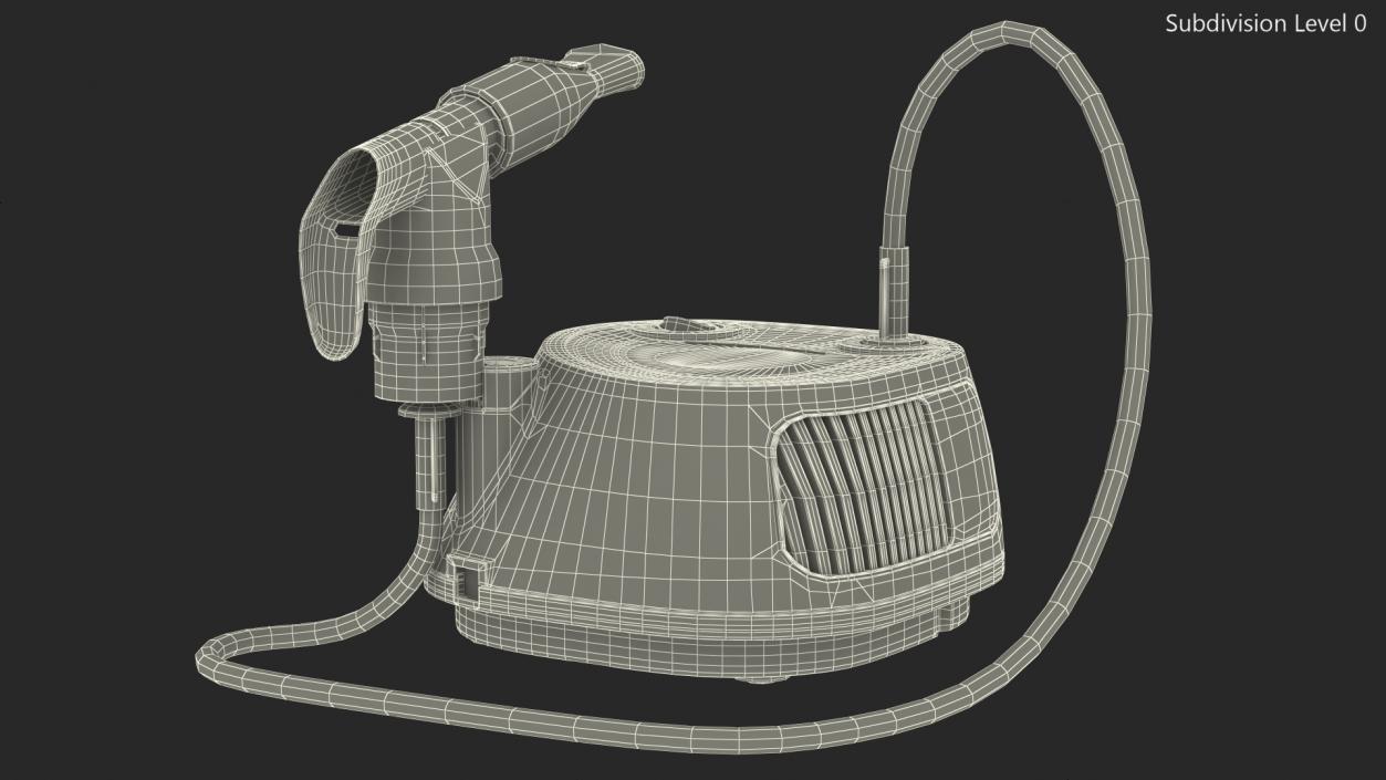 3D model Compact Compressor Nebulizer System