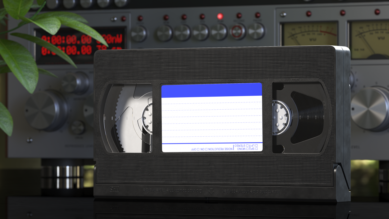 Vintage E180 VHS Video Tape 3D
