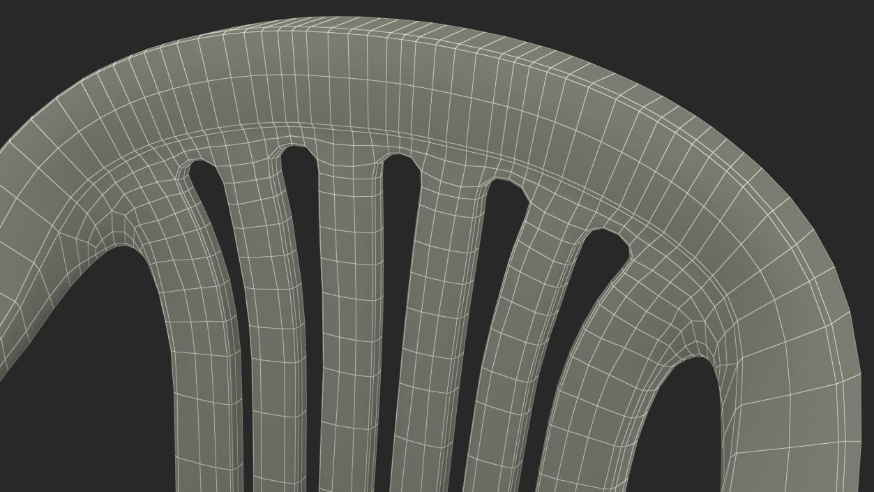 Plastic Chair Green 3D model