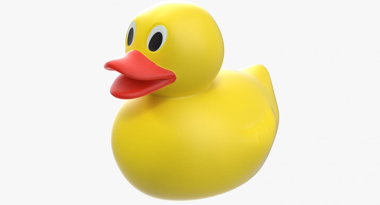 3D Classic Yellow Rubber Duck