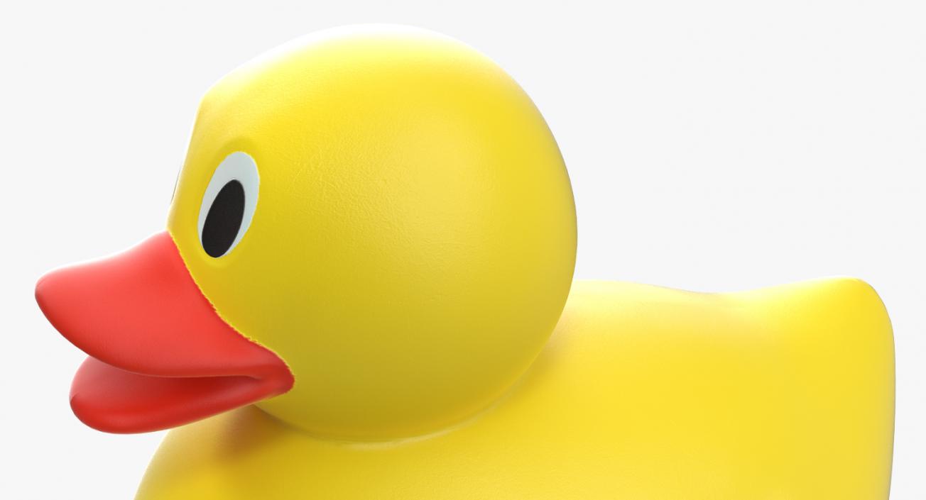 3D Classic Yellow Rubber Duck