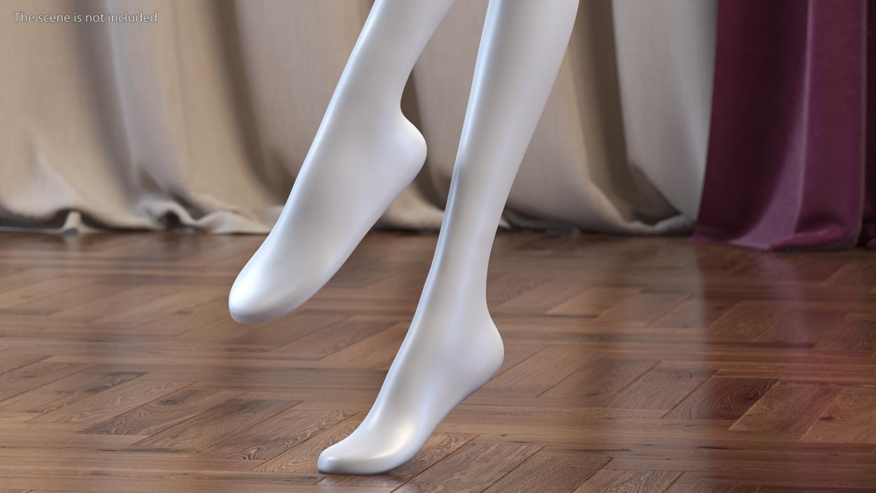 Flexible Female Mannequin Rigged 3D