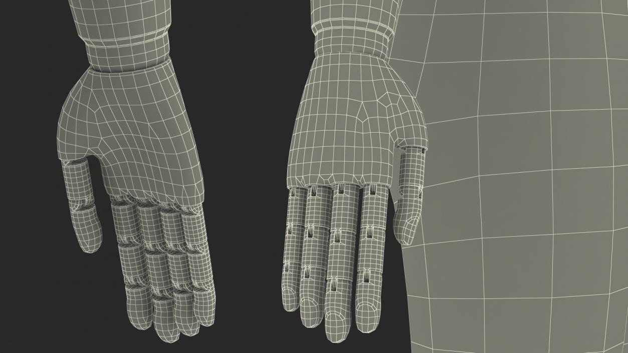 Flexible Female Mannequin Rigged 3D