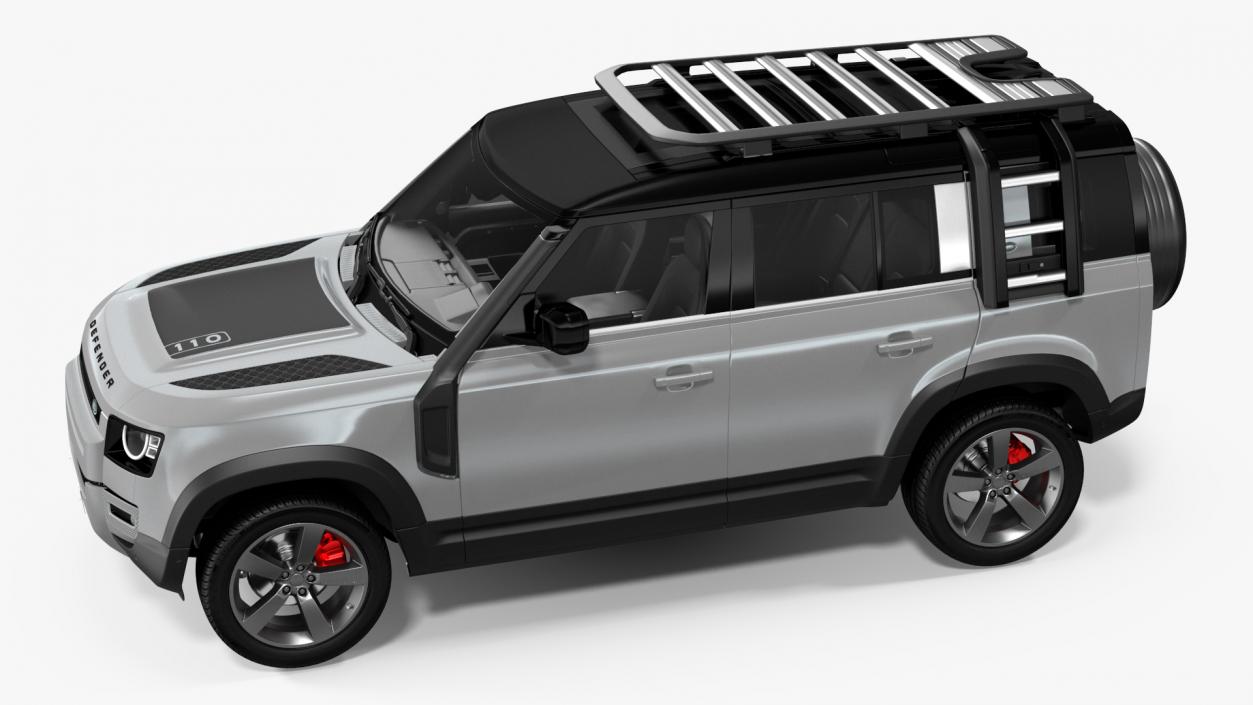 3D Land Rover Defender Explorer Pack model