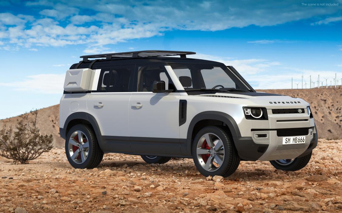 3D Land Rover Defender Explorer Pack model