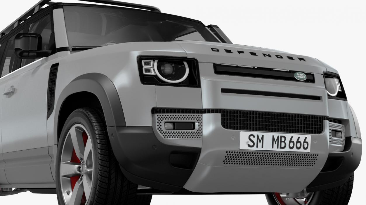 3D Land Rover Defender Explorer Pack model