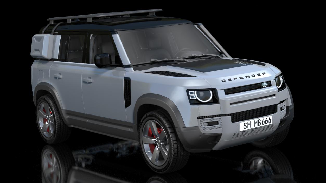 3D Land Rover Defender Explorer Pack model