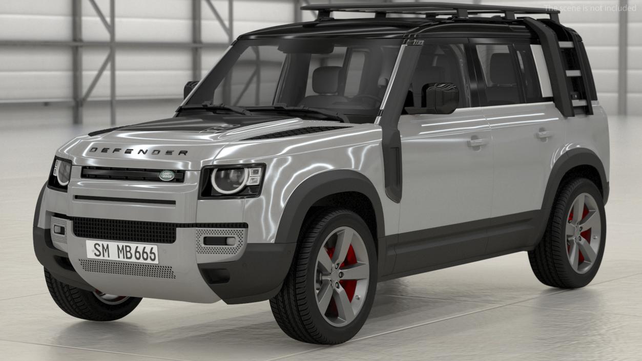 3D Land Rover Defender Explorer Pack model