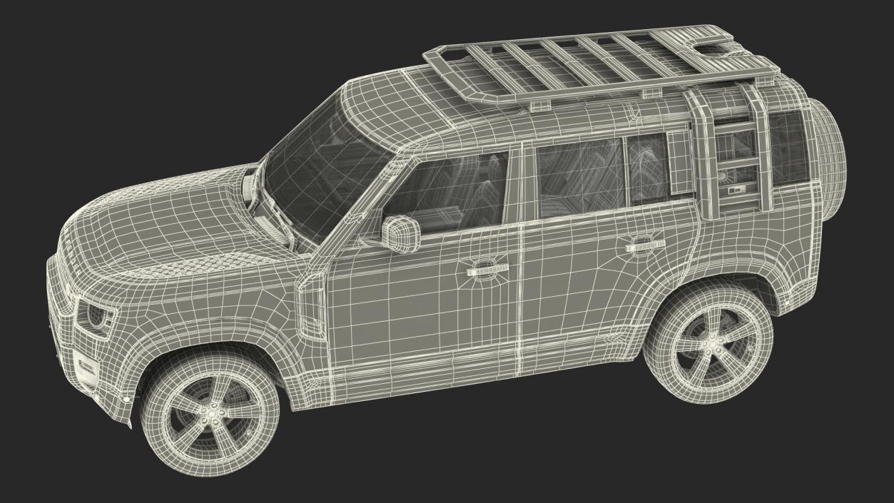 3D Land Rover Defender Explorer Pack model