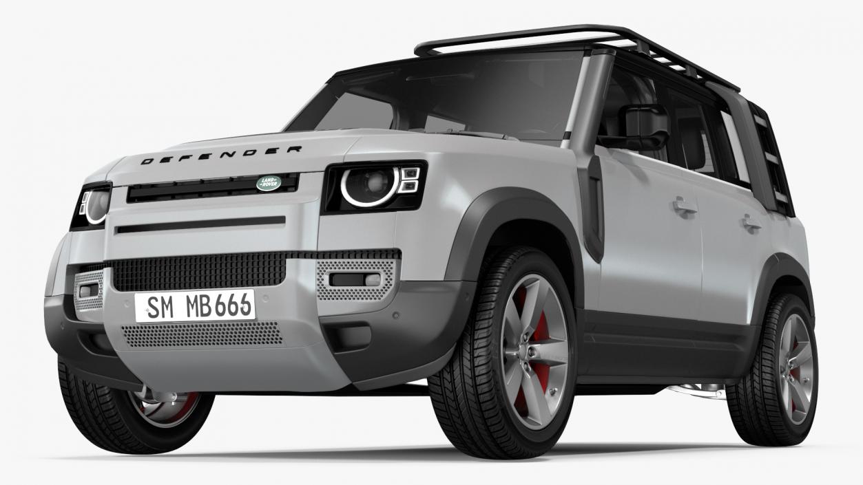 3D Land Rover Defender Explorer Pack model