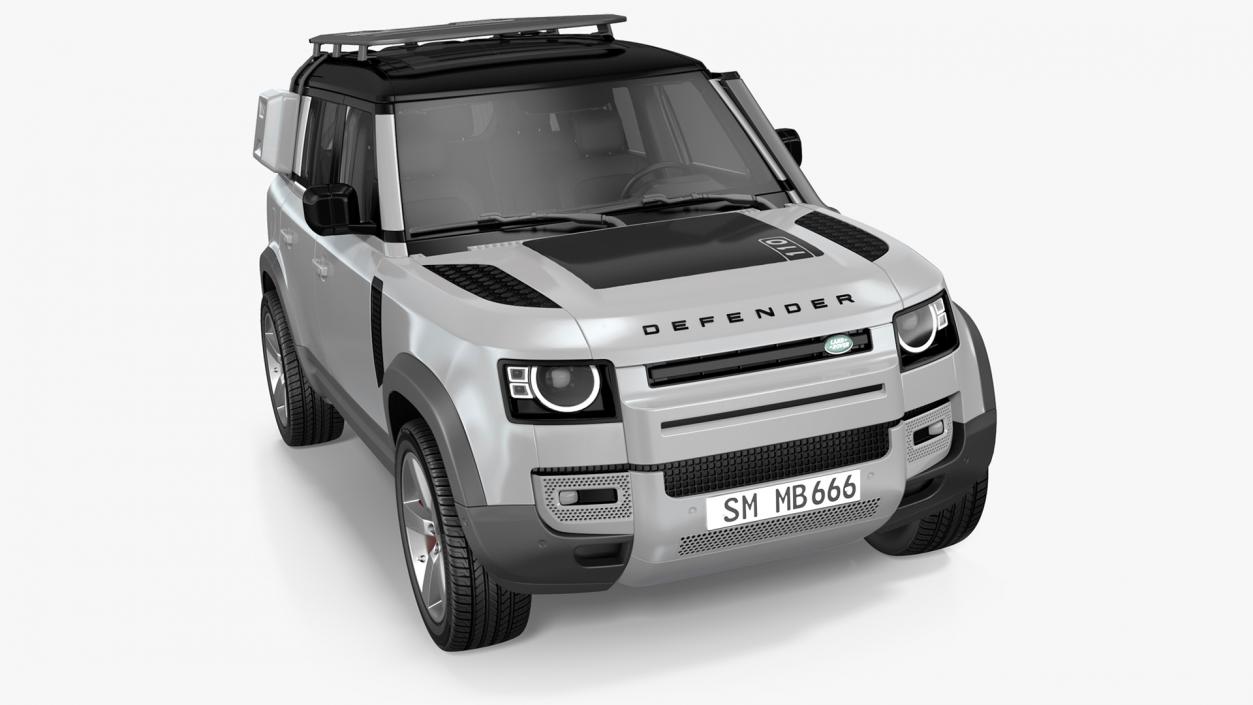 3D Land Rover Defender Explorer Pack model