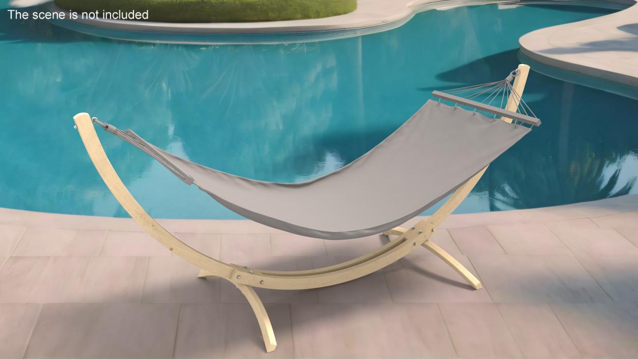 Bow Hammock Stand 2 3D model