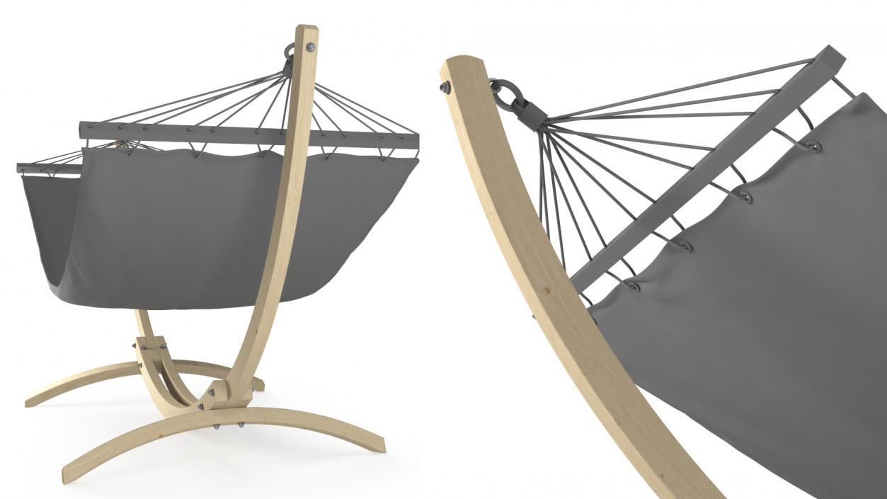 Bow Hammock Stand 2 3D model