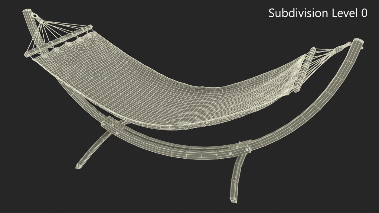 Bow Hammock Stand 2 3D model